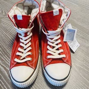 VISVIM LEATHER SKAGWAY HI TOPS - New w/o box